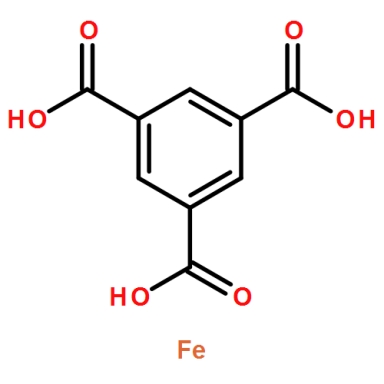 MOF:MIL-100(Fe) 金属有机骨架,cas:1195763-37-1的制备及表征