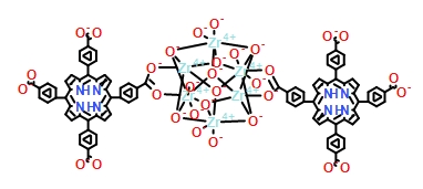 MOF:PCN-222(H)金属有机框架cas:1403461-06-2的应用