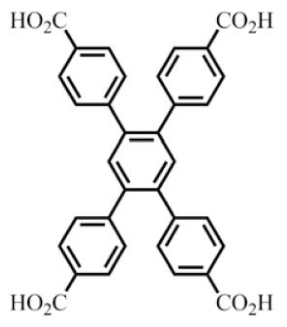 HOF:HOF-TCBP; X-Ph-1氢键有机骨架结构式-