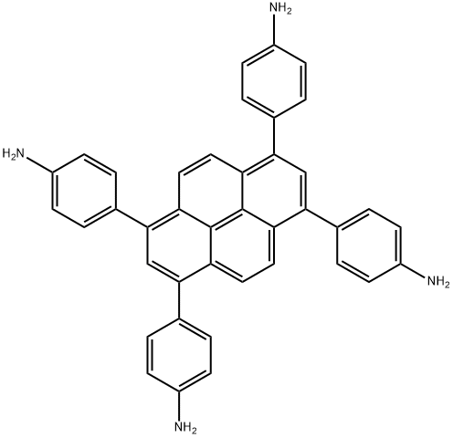 1,3,6,8-四-(对胺基苯基)-芘,CAS号:1610471-69-6,分子式:C40H30N4