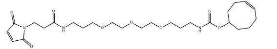 TCO-PEG3-Maleimide,Trhais-Cyclooctene-PEG3-Maleimide反式环辛烯-三聚乙二醇-马来酰亚胺