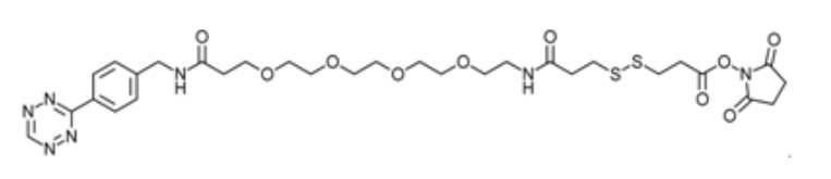 Tetrazine-PEG4-SS-NHS 四嗪-四聚乙二醇-双硫键-活性脂