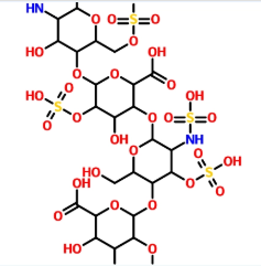 CY5-Heparin;花青染料CY5标记肝素，肝素作为一种抗凝剂，是由二种多糖交替连接而成的多聚体，在体内外都有抗凝血作用