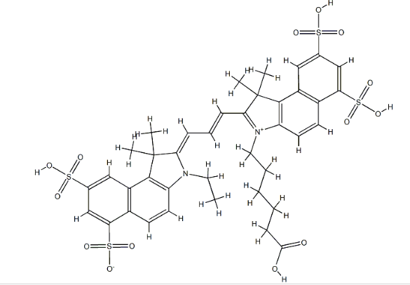 Cy3.5 Cy3.5-Sodium Hyaluronate (花菁染料Cy3、Cy5、Cy5.5、Cy7、FITC荧光标记透明质酸钠 )