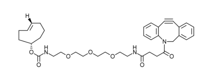 DBCO-PEG3-TCO的分子式:C36H45N3O7，分子量:631.76
