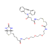 Disulfide Biotin DBCO Disulfide Biotin DBCO CAS:1430408-09-5是一种 PROTAC linker,属于 PEG 类。可用于合成 PROTAC 分子