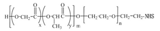 PLGA-PEG-NHS MW:3400/聚乳酸-羟基乙酸共聚物Poly(lactide-co-glycolide)-block-poly(ethyleneglycol)- N-Hydroxysuccinimide