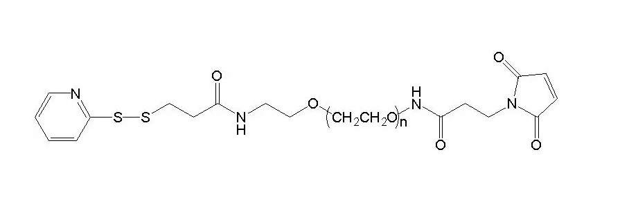 OPSS-PEG-NH2,巯基吡啶聚乙二醇氨基,OPSS-PEG-Amine分子量：1k，2k，3.4k，5k，10k，20k（可按需定制）