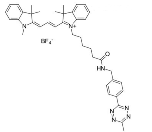 Cyhaiine3 tetrazine|Cy3 tetrazine|Cy3-TZ|Cy3-四嗪|花青素Cy3-四嗪荧光染料的性状以及溶解度