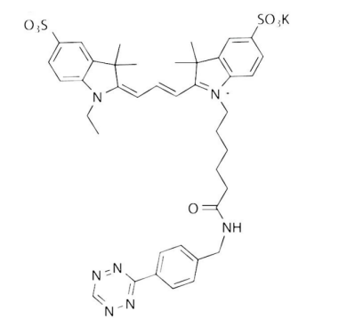 Sulfo-Cyhaiine3 tetrazine,水溶性Cy3四嗪;Sulfo-Cy3 tetrazine;磺化Cy3四嗪