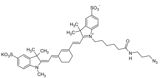 Sulfo-Cyhaiine7 azide| Sulfo-CY7-azide|磺化Cy7叠氮化物荧光染料|水溶Cy7-叠氮|水溶Cy7-N3的荧光染料