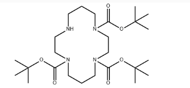 TriBoc-Cyclam | CAS:170161-27-0 | 1,4,8-三(叔丁氧碳酰)-1,4,8,11-四氮杂环十四烷  大环化合物