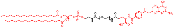 DSPE-PEG叶酸(DSPE-PEG-FA)/二硬脂酰磷脂酰乙酰胺PEG叶酸