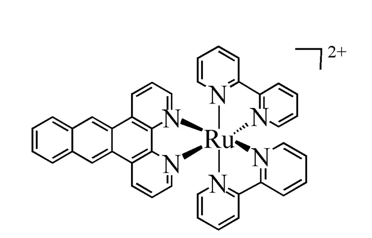 Ru-dppz（钌配合物钌）钌配合物热力学稳定性好、光化学光物理信息丰富、激发态反应活性高和寿命长及发光性能良好