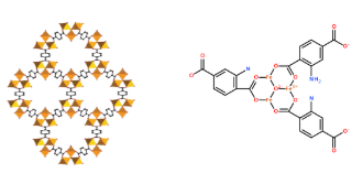 NH2-MIL-88(Fe) ,1341134-09-5  单位分子式 C24H15N3O13Fe3  单位分子量 720.92