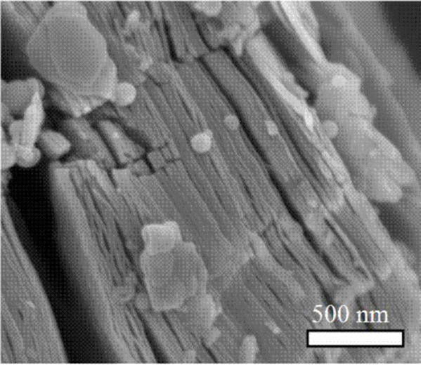 Ti2C MXene电池电极材料的制备方法(500nm)