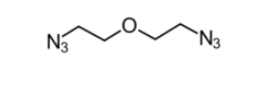 Azido-PEG1-azide带有两个叠氮化物的同双功能接头，用于点击化学