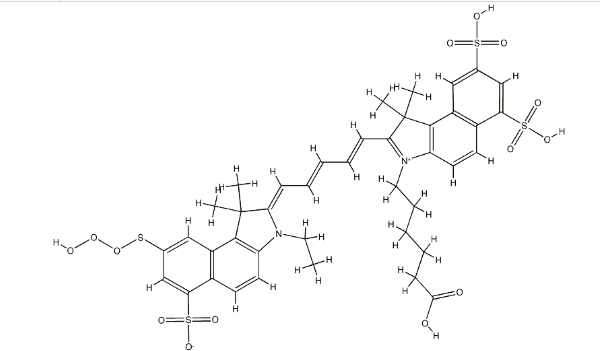 Cy5.5-Sodium Hyaluronate （花菁染料Cy3、Cy5、Cy5.5、Cy7、FITC荧光标记透明质酸钠 ）