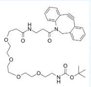 DBCO-NHCO-PEG4-NH-Boc CAS:1255942-12-1是一种可降解 (cleavable) 的 ADC 连接桥，用于抗体药物结合物 (ADCs) 的合成