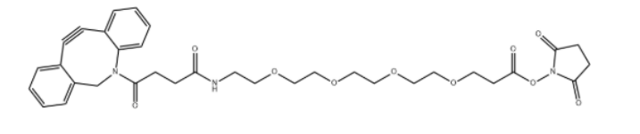 DBCO-PEG4-NHS ester; cas:1427004-19-0; 二苯并环辛炔-四聚乙二醇-活性酯; DBCO-PEG4-SE