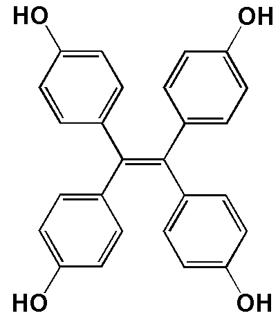 cas:119301-59-6 1,1,2,2-四羟基基四苯乙烯 1,1,2,2-tetrakis(4-hydroxyphenyl)ethylene  一种聚集诱导发光材料