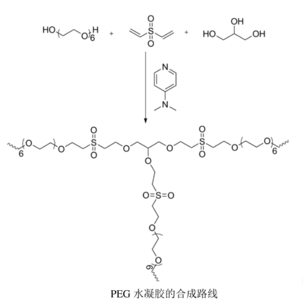 聚乙二醇水凝胶的制备方法