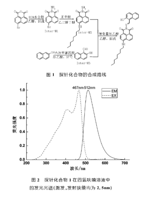 一种1,8-萘酰亚胺类铁离子荧光探针的合成