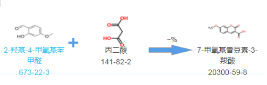 7-甲氧基香豆素-3-羧酸cas20300-59-8的合成路线