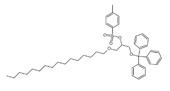 1-(hexadecyloxy)-3-(trityloxy)prophai-2-yl 4-methylbenzenesulfonate|cas63326-64-7
