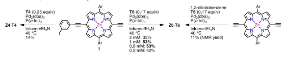 六聚体和四聚体卟啉纳米环Z6·T6和Z4·T4的合成及研究