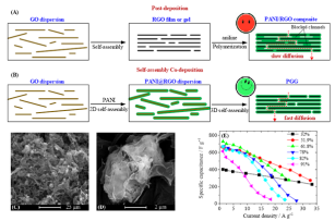 三维多孔PANI/RGO复合凝胶（PGG）聚苯胺石墨烯材料