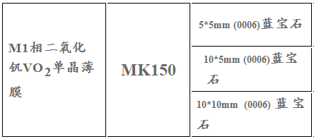 M1相二氧化钒VO2单晶薄膜