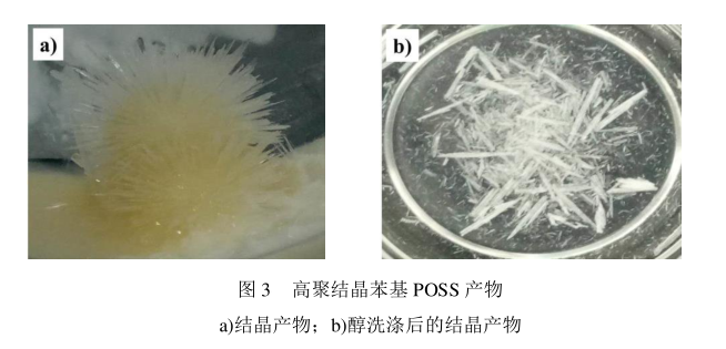 1637746810158993.png 白色针状固体高聚结晶苯基POSS的合成制备及反应机理(含红外图谱/质谱图/电镜图谱)