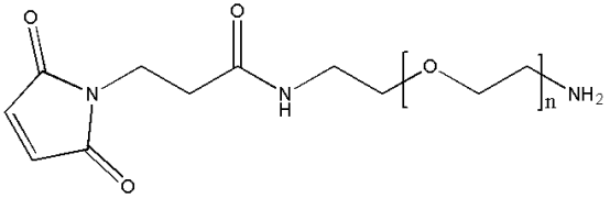 ​MAL-PEG-NH2,MW:2000/中文名称：氨基聚乙二醇马来酰亚胺/NH2-PEG-MAL
