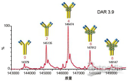 检测抗体药物偶联物ADC的药物抗体偶联比（DAR）值的方法