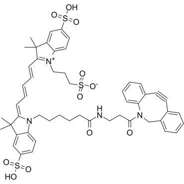 CAS:1564286-24-3，DBCO-CY5, DBCO-Sulfo-Cy5,点击化学连接的染料