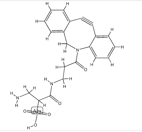 Sulfo DBCO-PEG4-amine 磺酸基水溶性-二苯基环辛炔-氨基