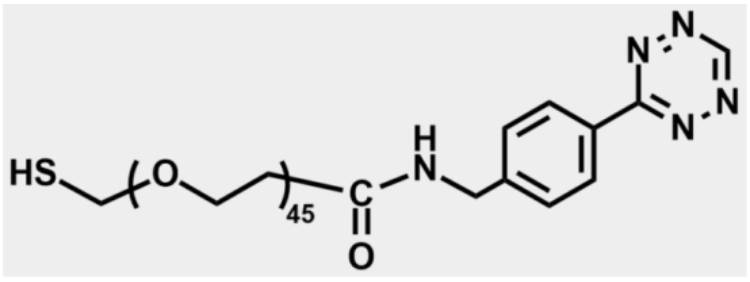 Tetrazine-PEG2000-SH|巯基聚乙二醇四嗪|TZ-PEG-SH