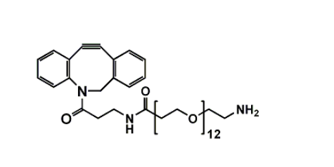 DBCO-PEG12-NH2的外观：淡黄色或无色油状