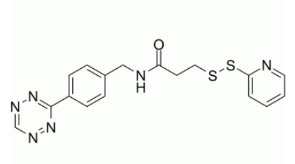 Tetrazine-Ph-OPSS是一种可降解 (cleavable) 的 ADC linker，可用于合成抗体偶联药物 (ADC)