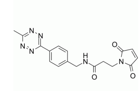 Methyltetrazine-Maleimide的溶解性：DMSO, DMF, DCM, THF, Chloroform