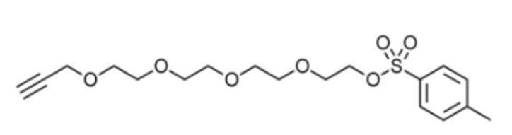 Alkyne-PEG4-OTs，PEG-炔烃连接基在不同长度和多种官能团上均包含PEG间隔基