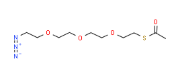 Azido-PEG3-thioacetate CAS:1310827-26-9是一种 PROTAC linker，属于 PEG 类。可用于合成 PROTAC 分子