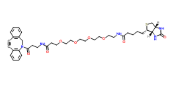 Biotin-PEG4-DBCO CAS:1255942-07-4 是一种含生物素基团和 4 个 PEG 的 azadibenzocyclooctyne-biotin 衍生物