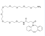 DBCO-PEG9-amine TFA salt CAS:2353409-99-9是一种 PROTAC linker，属于 PEG 类。可用于合成 PROTAC 分子