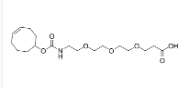 TCO-PEG3-acid CAS2141981-86-2是一种 PROTAC 连接桥，属于 PEG 类。TCO-PEG3-acid 可用于合成一系列 PROTAC 分子