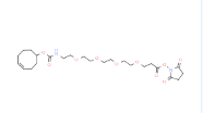 TCO-PEG4-NHS ester CAS:1613439-69-2是一种可降解 (cleavable) 的 ADC 连接桥，用于抗体药物结合物 (ADCs) 的合成