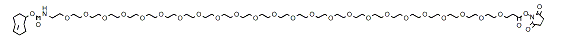 TCO-PEG24-NHS ester CAS:2055646-26-7的分子式:C64H118N2O30，分子量:1395.6