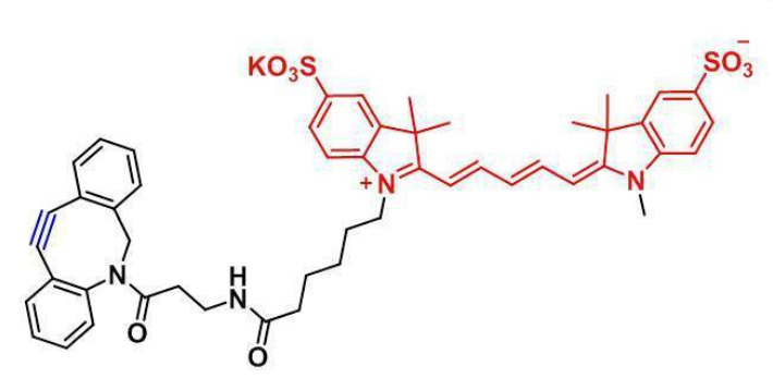 DBCO-Disulfo-Cyhaiine5|二苯并环辛炔-二磺酸-Cy5