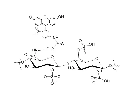 Hyaluronate-Fluorescein,HA-FITC，40-50k